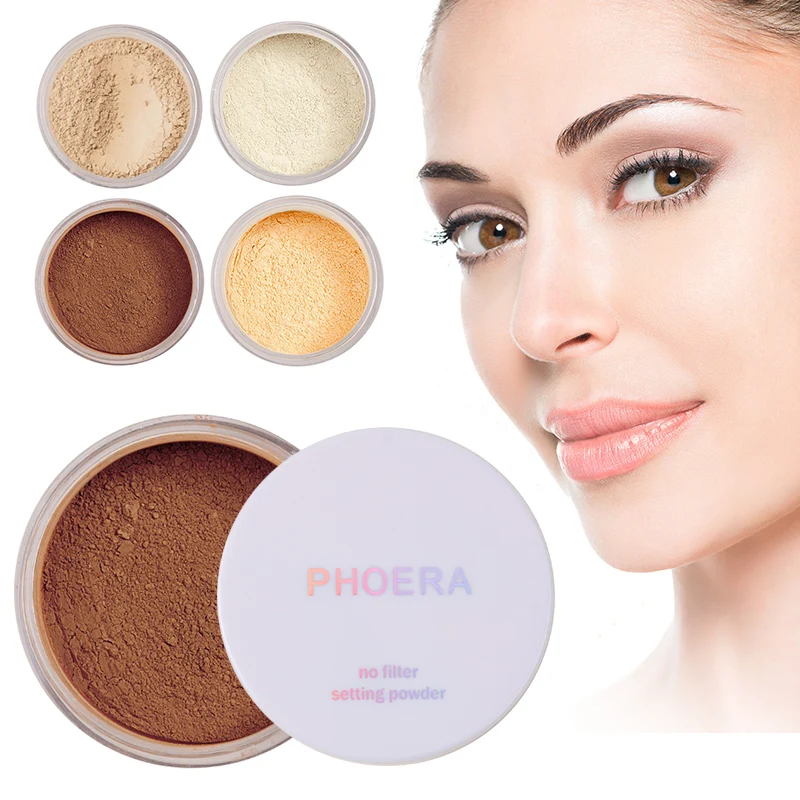 PHOERA 4 цвета пудра матовое масло контроль жирности лица Осветление кожи консилер