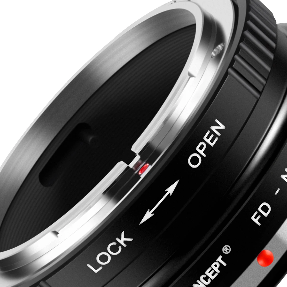 K&ampF Concept Lens Mount Adapter for Canon FD FL to Nikon Z6 Z7 Camera | Электроника