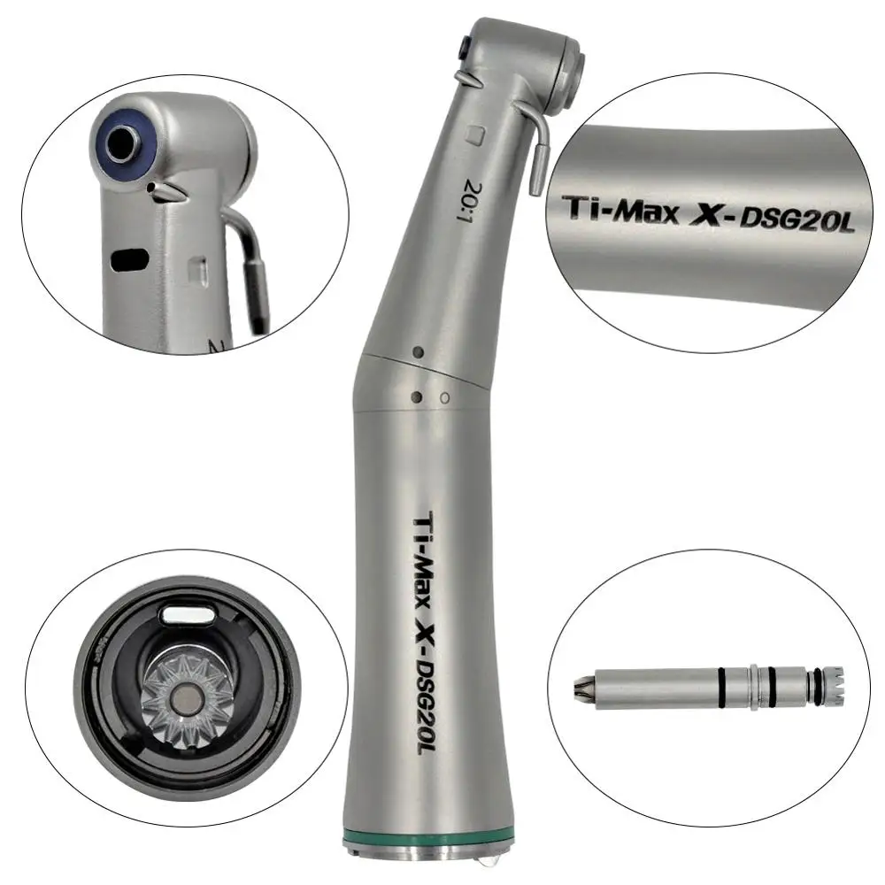 Стоматологический СВЕТОДИОДНЫЙ волоконно оптический наконечник с прямым носом