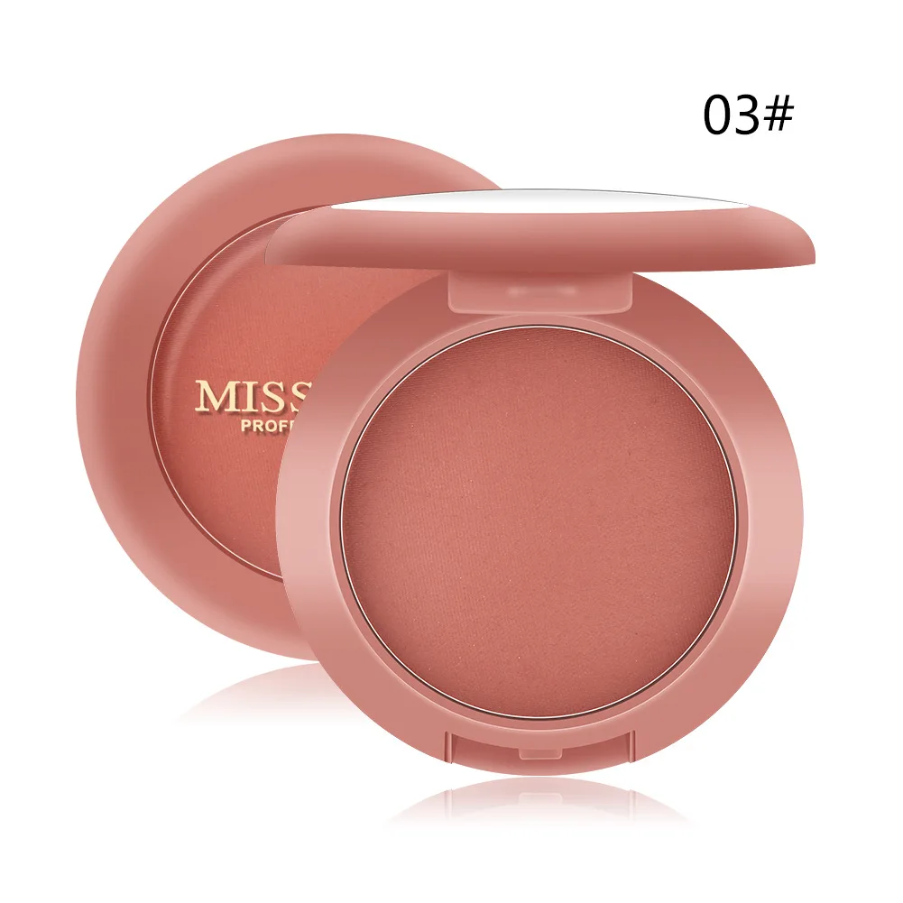 03 MISS ROSE 12 цветов румяна натуральный стойкий яркий цвет кожи консилер основа матовые румяна компактная пудра TSLM1 - Цвет: 03