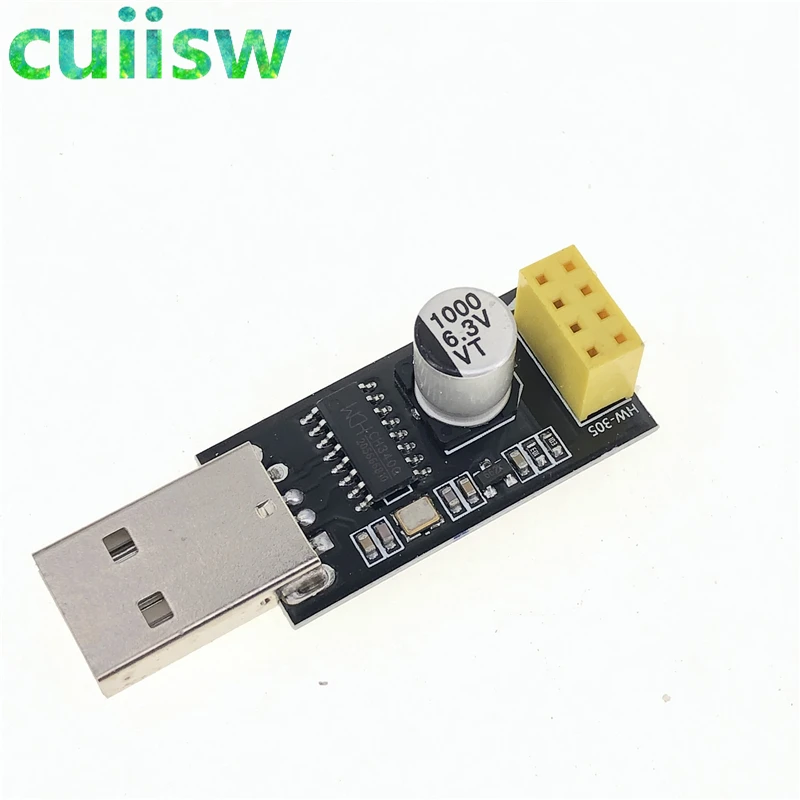 Программатор ESP01 адаптер UART CH340 USB для ESP8266 ESP 01 Wifi беспроводной модуль связи