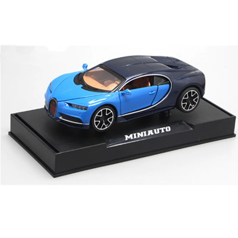 Коллекция 1:32 металлический сплав откатная модель Sportscar Bugatti Veyron 14 см литая