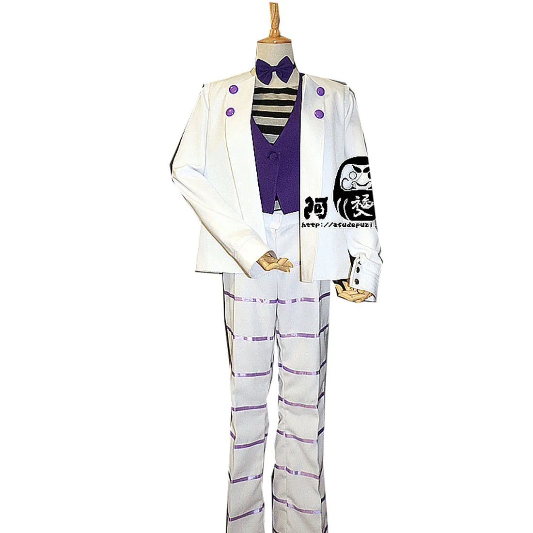 Костюм для косплея из аниме Невероятные приключения Джоджо костюм вечеринки на