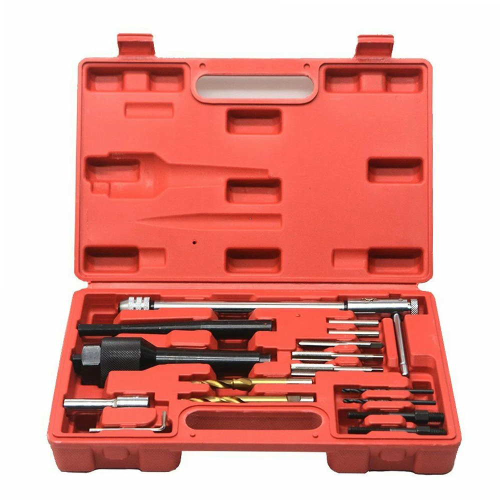 

16Pcs Glow Plug Removal Set 8mm 10mm Damaged Extractor Tool Kit Auto repair tools