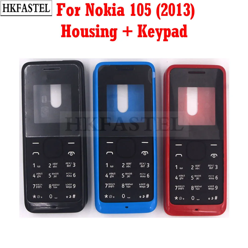 HKFASTEL новый высококачественный корпус для Nokia 105 2013 лет Версия Мобильный телефон