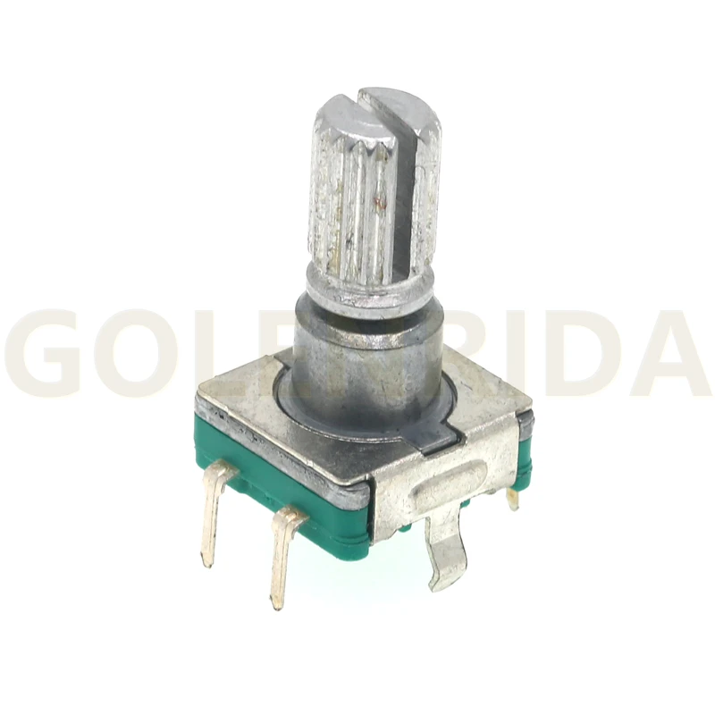 Поворотный энкодер с половинной/сливовой осью ручка кодовый переключатель 15 мм/20