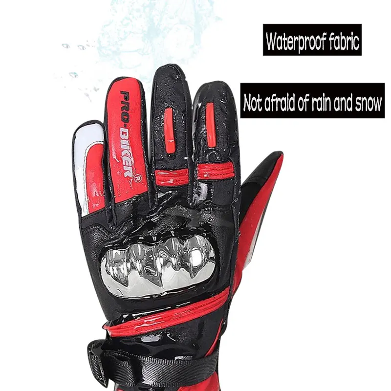 Унисекс Зимние мотоциклетные Утепленные перчатки для спорта на открытом воздухе