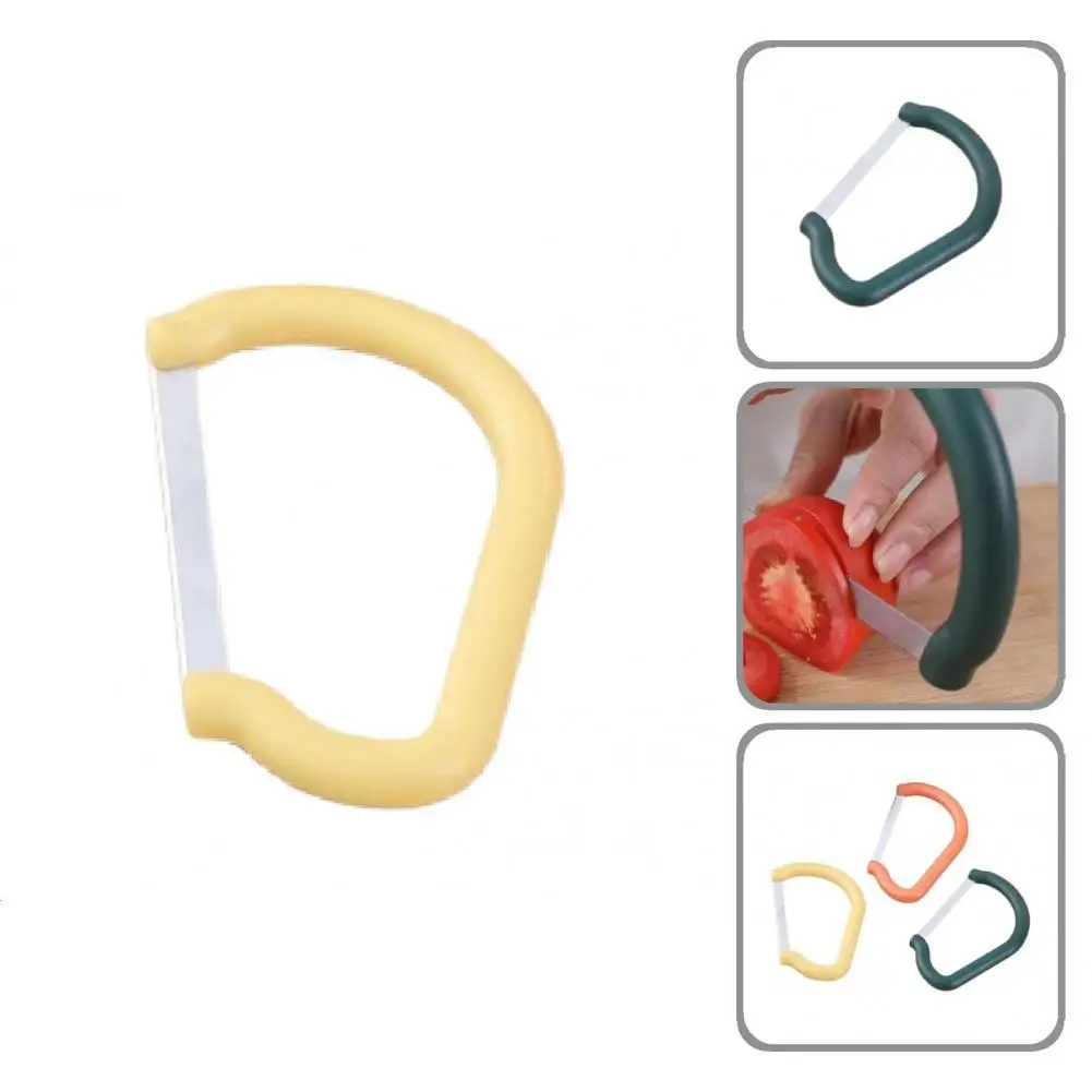 

Vegetable Cutter Convenient Reusable Anti-deform Non-sliding Gripping Fruit Cutter for Kitchen Fruit Knife Vegetable Knife
