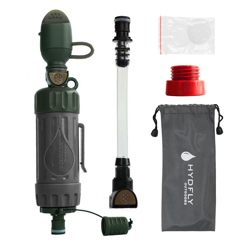

Water Purifier Portable Water Filter Straw Drinking Water Filtration Purifier for Outdoor Survival Emergency Preparedness