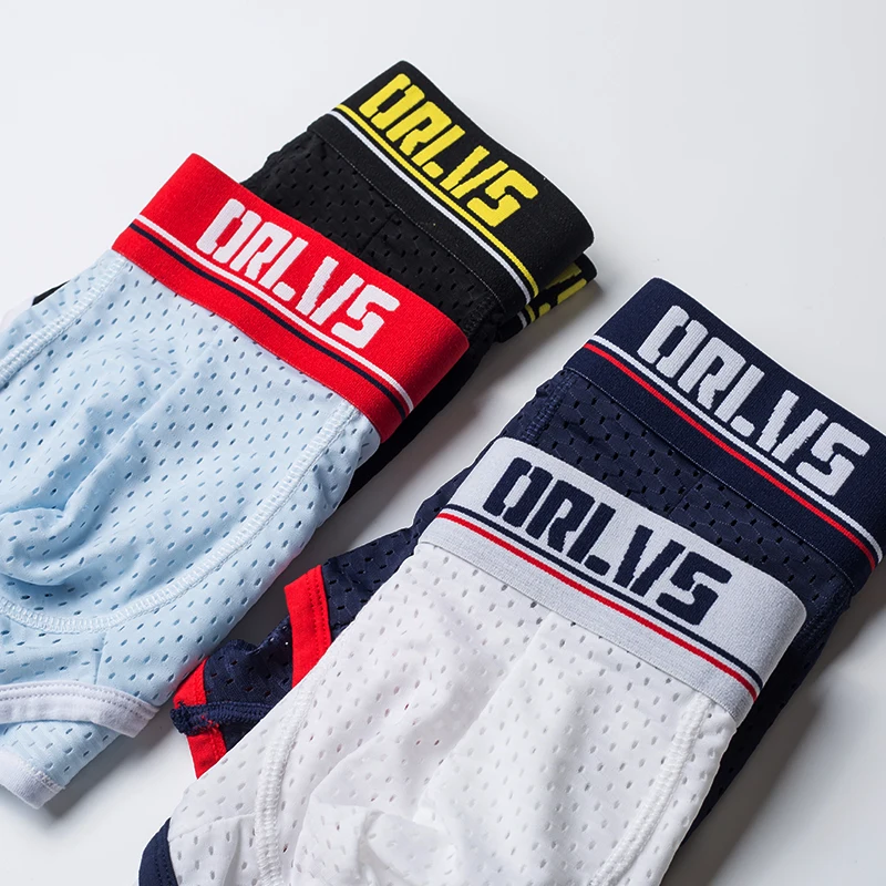 Мужские трусы-боксеры ORLVS темно-синие быстросохнущие Трусы-шорты нижнее белье