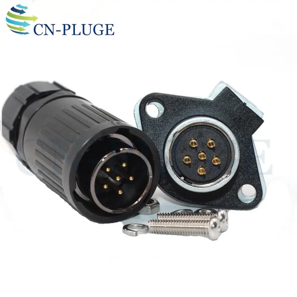 Водонепроницаемый 6 контактный разъем типа WP20 промышленные