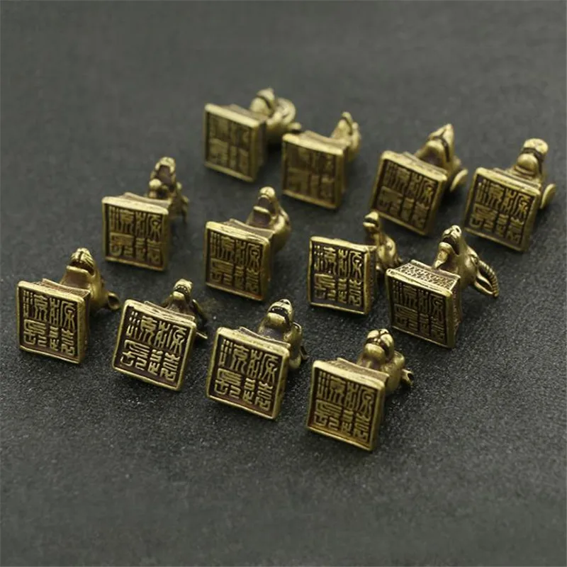 

Home Decor Brass Animal head Mini Metal Figurine Art Statue Model Room Saloon Desk Europe & America Sculpture Decoration Gifts