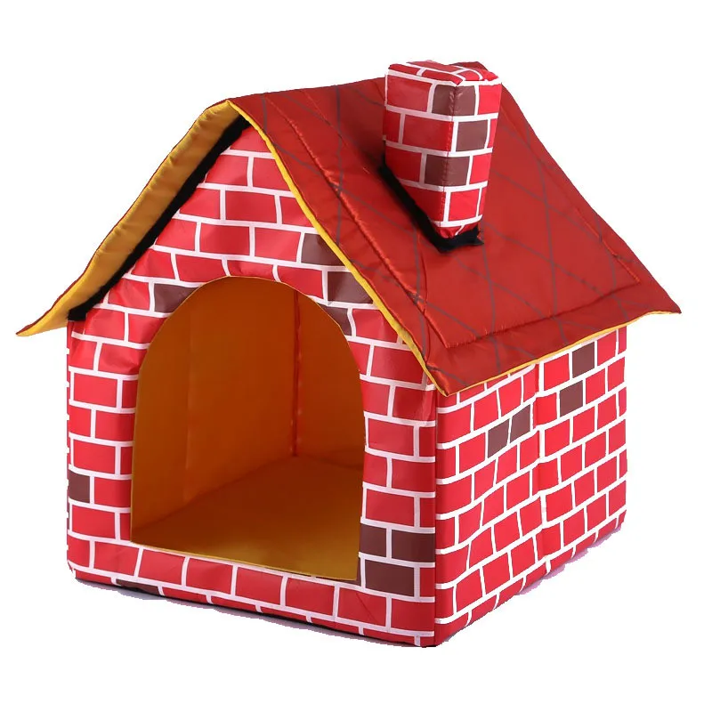 

Dog Beds For Medium Dogs Foldable Dog House Small House Pet Bed Tent Cat Kennel Indoor Portable Trave Cama Perro Grande Perros