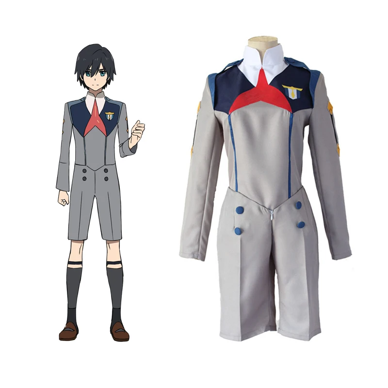 Японское аниме Дарлинг в франкс Хиро школьная форма COS Одежда Хэллоуин вечерние