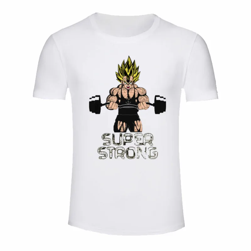 The Black Friday, футболка с принтом Dragon Ball, мужские футболки с графическим принтом, футболка, Повседневная футболка с коротким рукавом, Мужская Уличная одежда - Цвет: P1799H-white