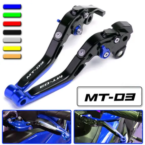 

Motorcycle CNC Accessories Adjustable Folding Extendable Brake Clutch Levers for YAMAHA MT03 MT-03 2005-2009
