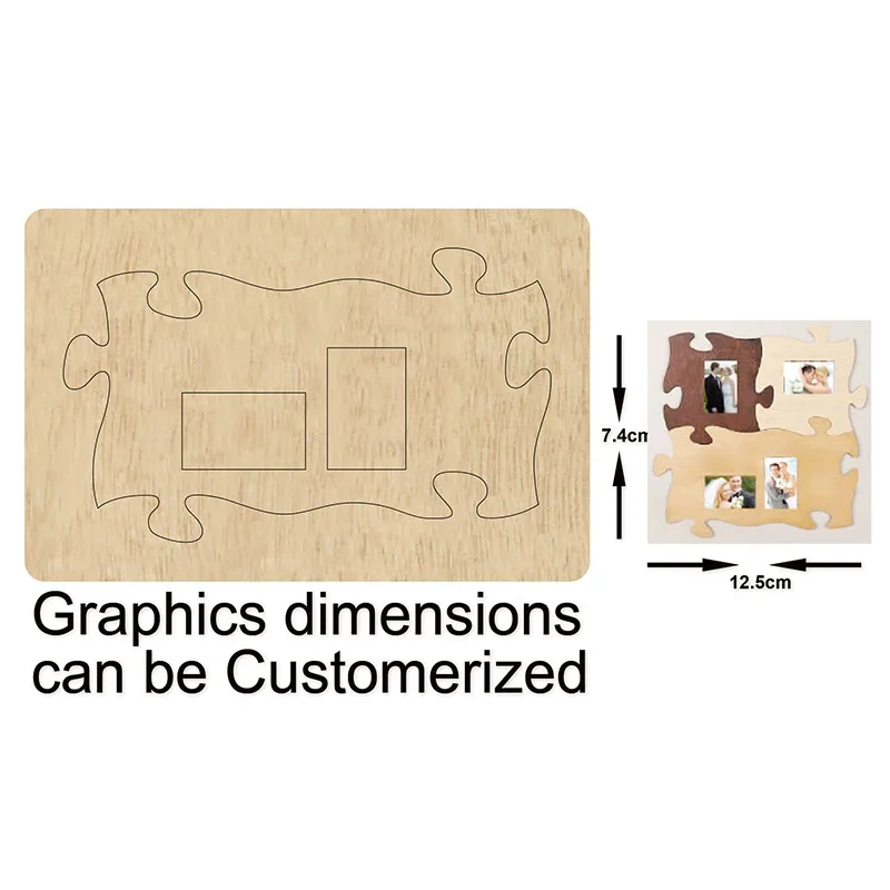 Фоторамка DIY прессформы высечки аксессуары деревянные штампы для подходит