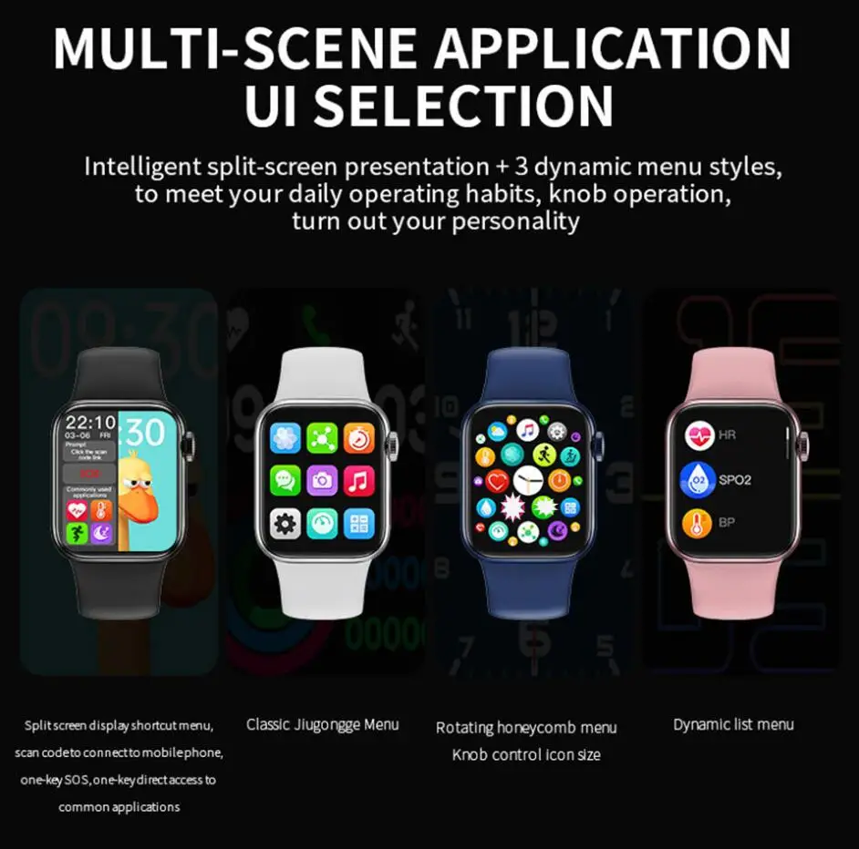 Серия 6 Смарт-часы 2020 IWO W26 SmartWatch ЭКГ пульсометр Температура Водонепроницаемый HW12