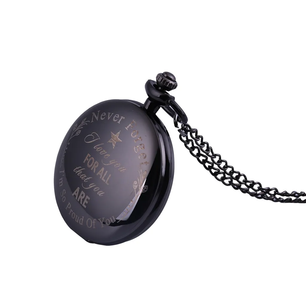 Мужские и женские часы в стиле ретро с подвеской виде цепочки кварцевые