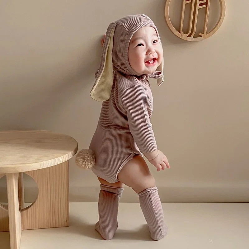 

Spring Newborn Baby Boys Girls Clothes Warm Baby Bodysuit Cotton Long Sleeve Jumpsuit Cute Baby Clothing Baby Girl Clothes