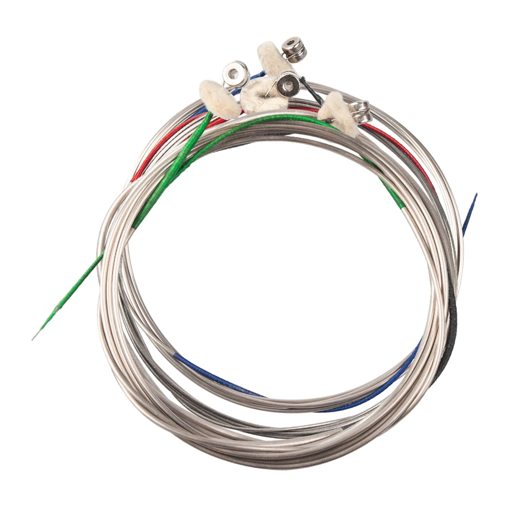 

4x Fine Upright 1/4 Double Bass Strings Music Instrument Accessory Full Set