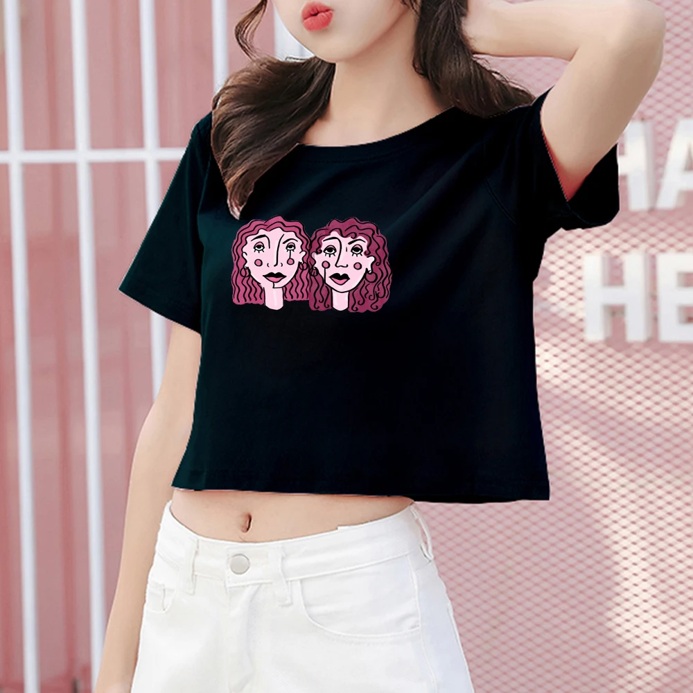 Новое поступление укороченный топ женская футболка забавная Ариана Гранде для