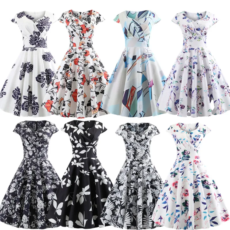 Женское винтажное платье в стиле Хепберн белое элегантное облегающее с коротким