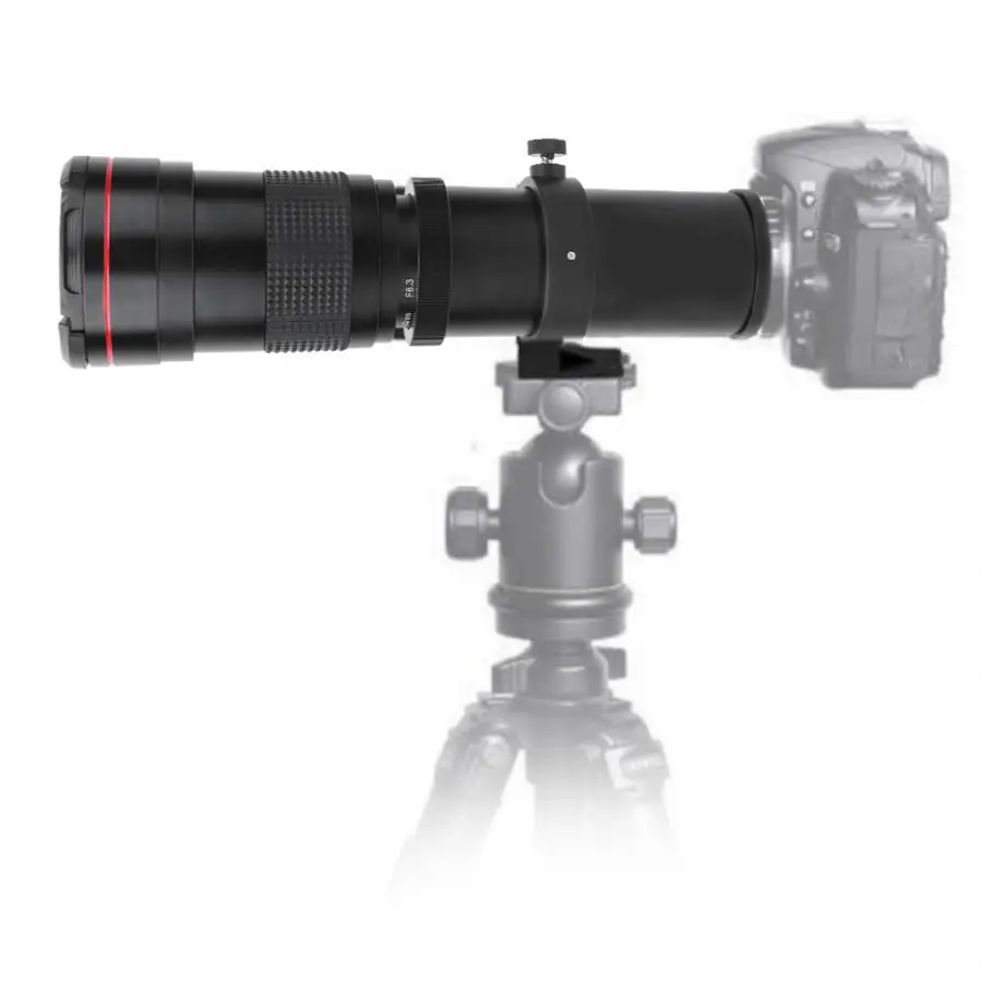 Супер ручной зум объектив 420 800 мм F/8 3 16 для зеркальной камеры Canon SONY DSLR Camera