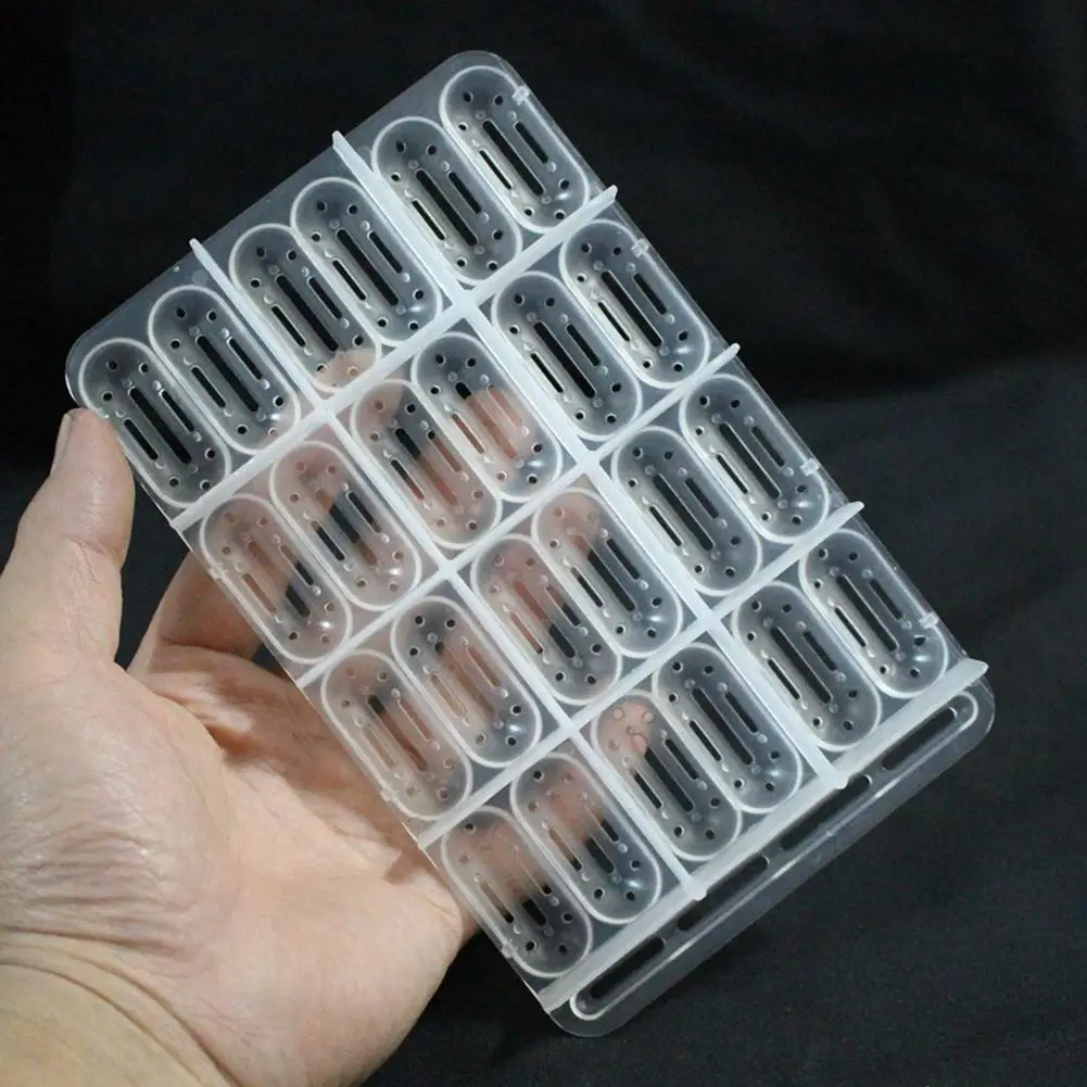 Инкубационный поднос для яиц рептилий с 24 отверстиями черепахи ящерицы хамелеона|Корма питьё и аксессуары| |