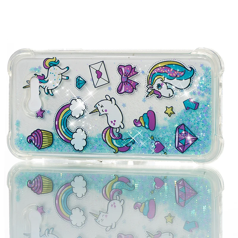 Shockproof Cases for Samsung Galaxy J3 J5 J7 2017 U.S Eu Version Quicksand Case Pattern Back Cover Shell | Мобильные телефоны и