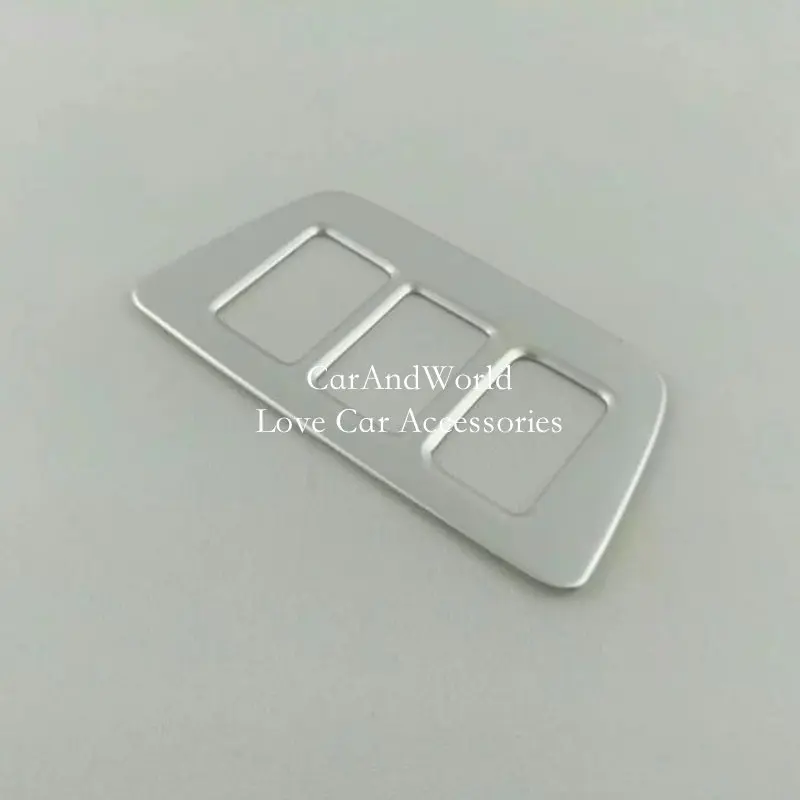 ABS Chrome For NISSAN TIIDA 2016 2017 2018 Car Central Console Seat Heating Switch Button Frame Panel Cover Trims Accessories | Автомобили