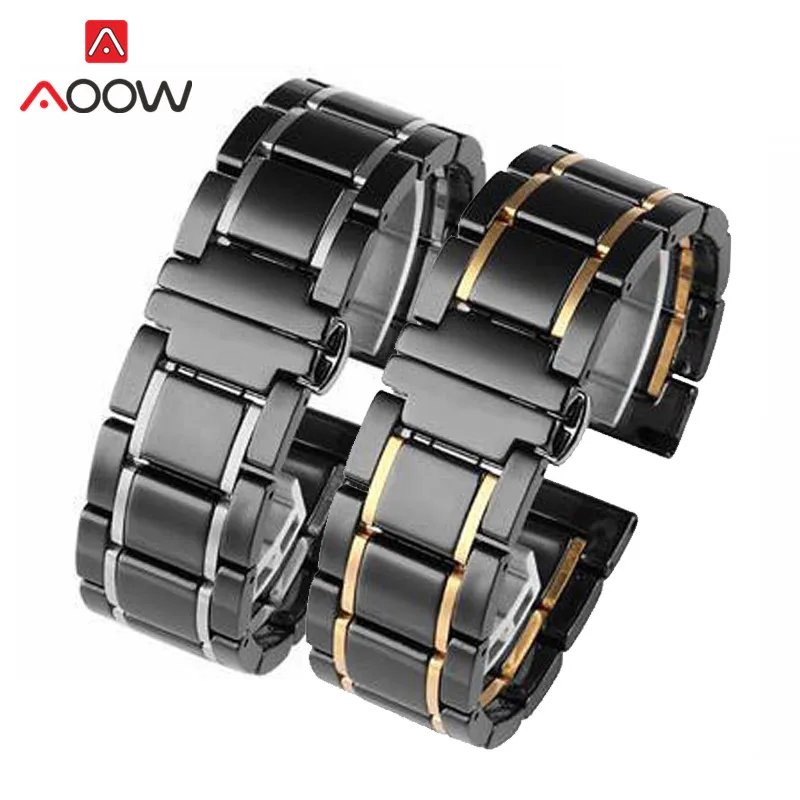 

Ремешок керамический сменный для Samsung Galaxy Watch 3 42 мм 46 мм Gear S3 Huawei GT 2 Amazfit GTR 47 мм, 20 мм 22 мм