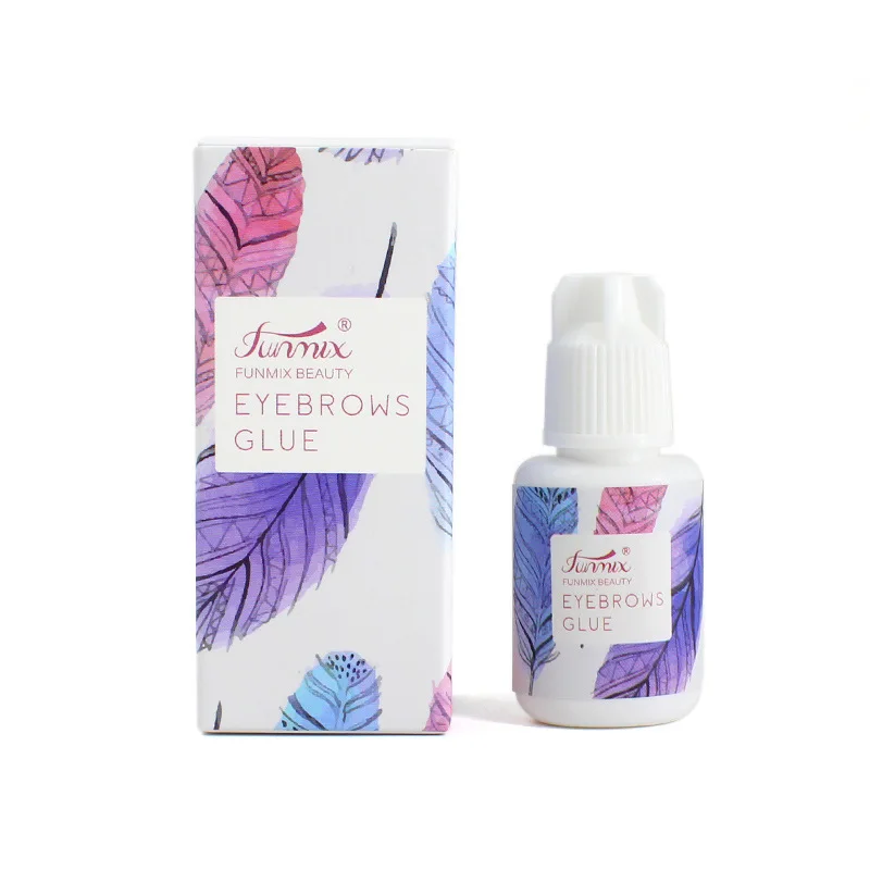 Привитый клей для бровей Расширенный 10 мл прозрачный накладных ресниц
