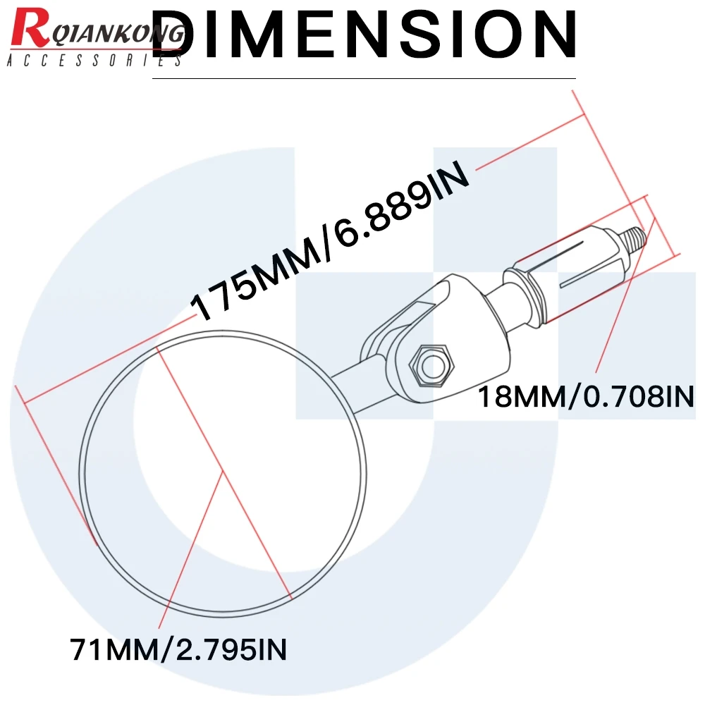 Для Kawasaki Z900 Z900RS Z800 Z1000 Z750 Yamaha TMAX R1 R6 FZ1 Moto CNC алюминиевые зеркала заднего вида для