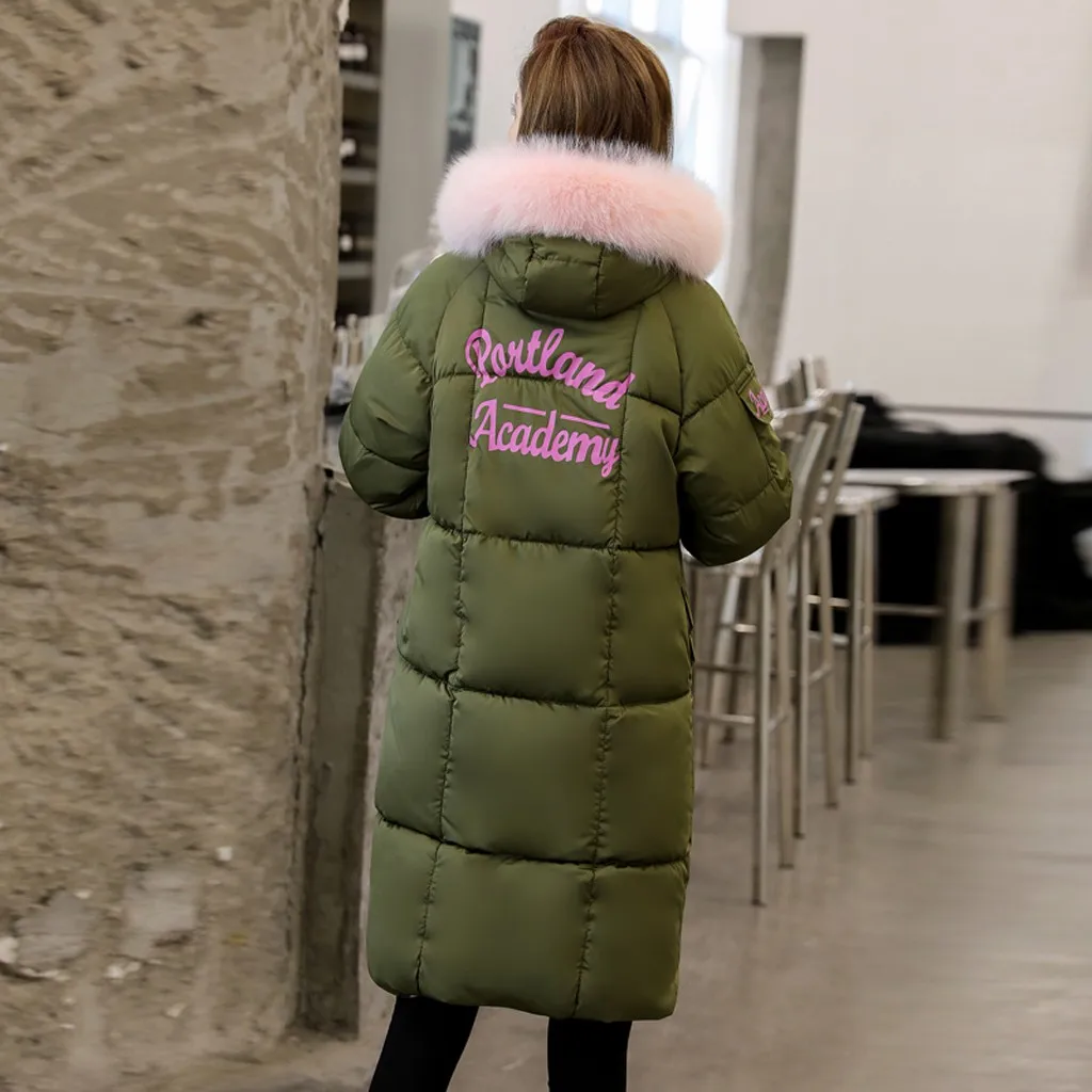 2019 Новое поступление модные женские пальто теплые тонкие по колено плотные с