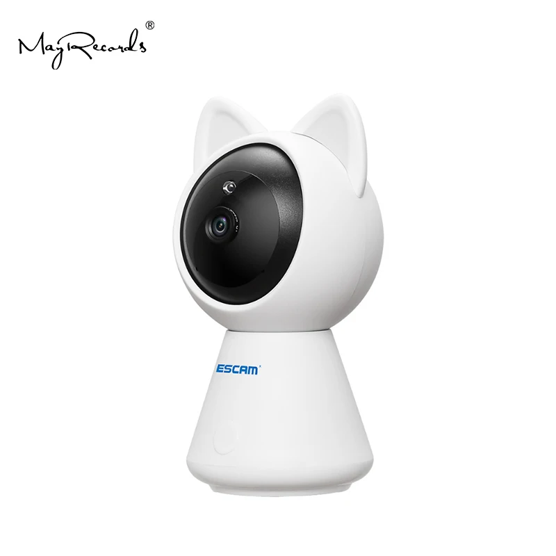 Escam QF509 HD 1080P панорамирования/наклона монитора Wi-Fi IP ИК камера ночного видения сетевая мини-камера Поддержка детектор движения Max 128 г TFCard