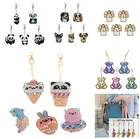 Брелок сделай сам 5D для алмазной живописи, мини-брелок для украшений, мозаика, украшение для дома, подарок ручной работы, 5 шт.