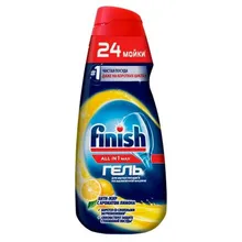 Гель для мытья посуды Finish All in 1 Max «Антижир», с ароматом лимона, 600 мл