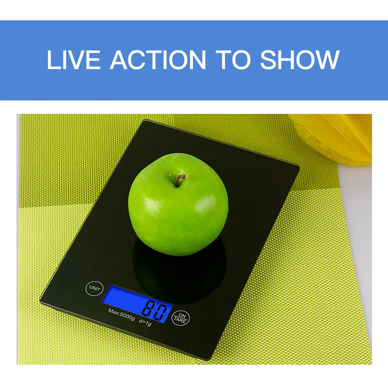 Бытовые кухонные весы для выпечки и еды небольшие электронные весом 5 кг