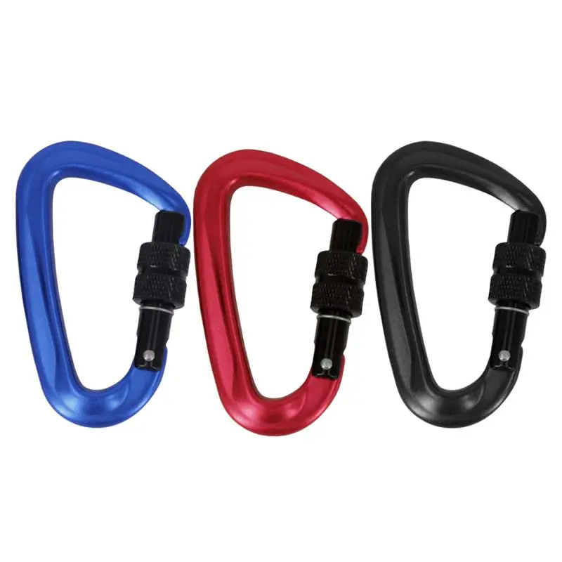 Карабин для скалолазания 12 кН авиационный алюминиевый замок Пряжка гамака йоги