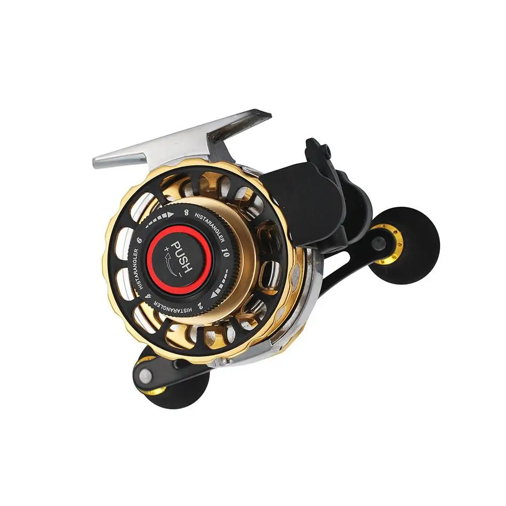 

Fishing Wheel Antomatic Wire Out Raft Wheel Magnet Slow Down Reset Cast Drum Wheel 8+1BB Full Metal Body Spool Carp Fishing Reel