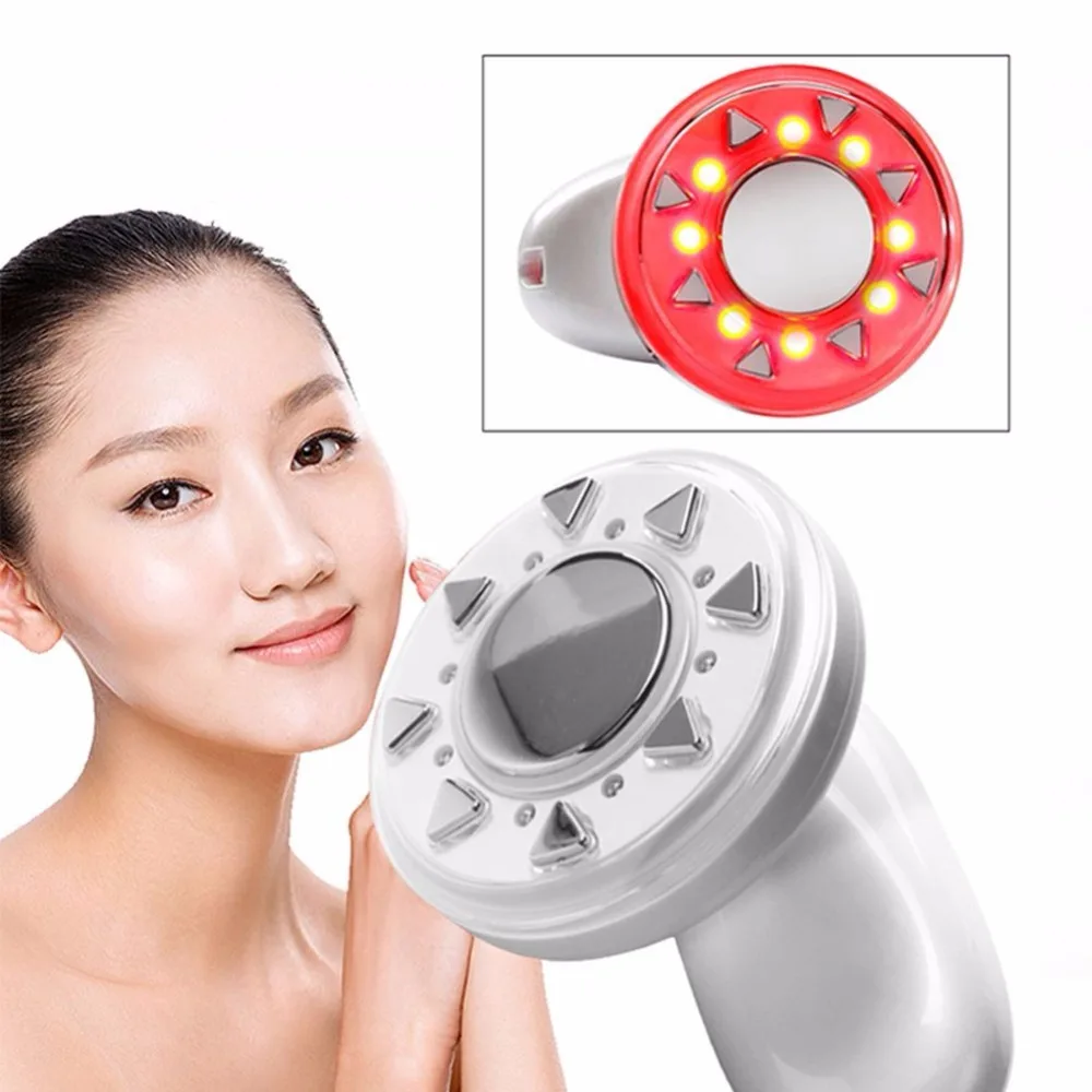 Портативный RF кавитационный ультразвуковой светодиодный массажер для похудения