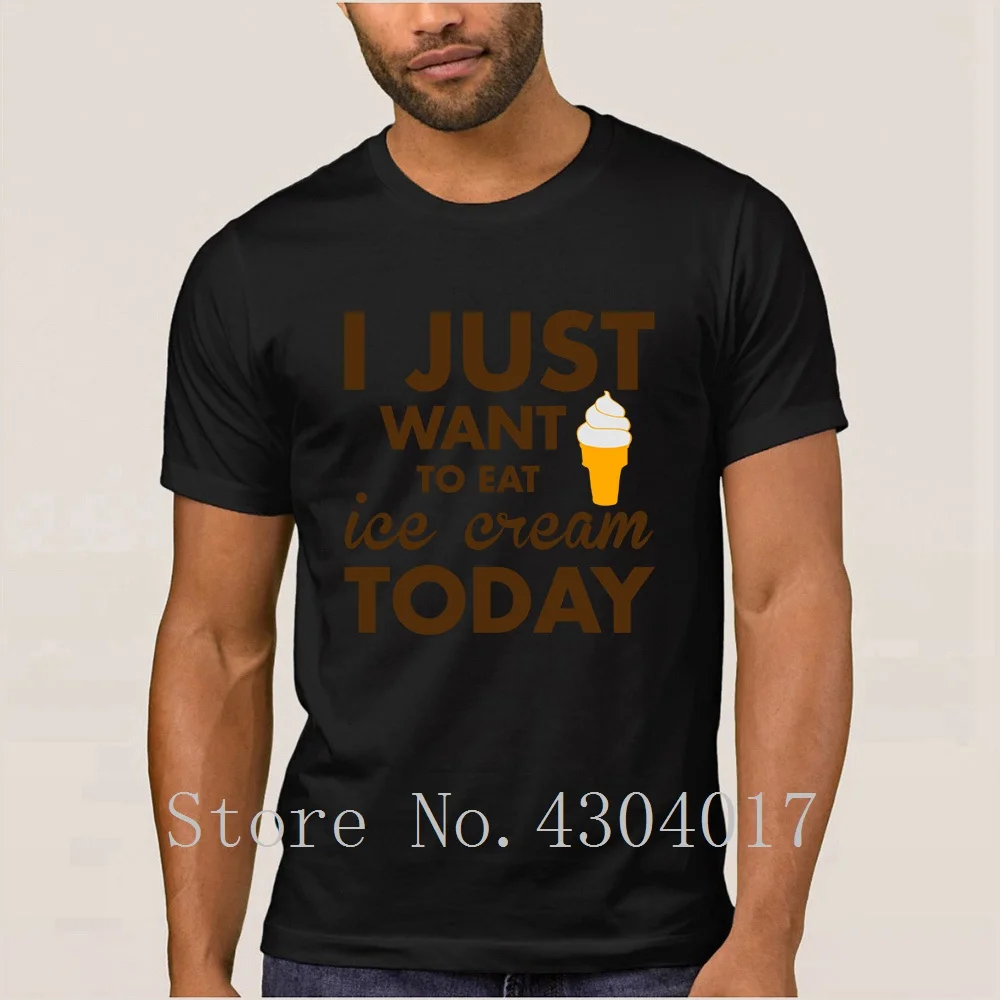

Ice Cream Tshirt Short Sleeve Regular Breathable Men T Shirt Sunlight Camiseta Shirt Size S-3xl Slogan High Quality