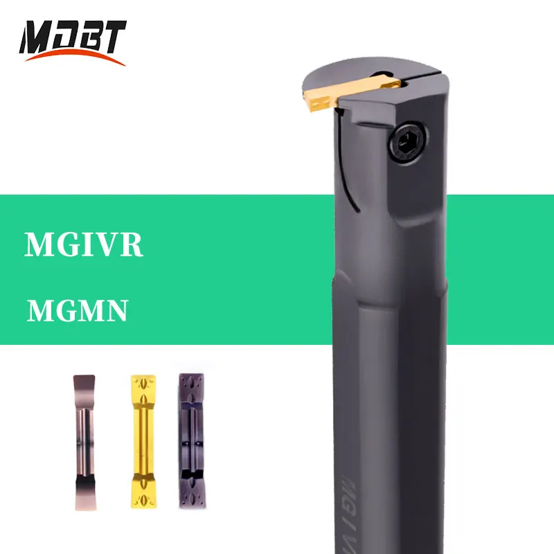 

MGIVR2016-2 MGIVR2520-3 MGIVR3125-3 Internal Turning Tool Lathe Bar Carbide Inserts MMGN200 MGMN300 Grooving Insert