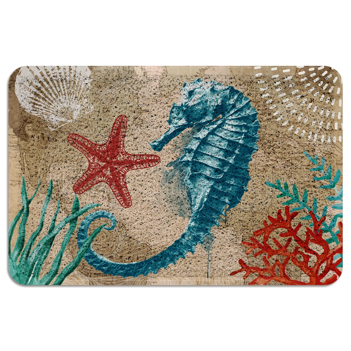 Мореходный морской спасательный круг входные двери коврики прочные из ПВХ