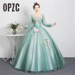 2020 Новое Стильное модное элегантное платье Quinceanera Выпускные платья 3D Цветы аппликация для вечерние бальное платье Vestido De Noiva