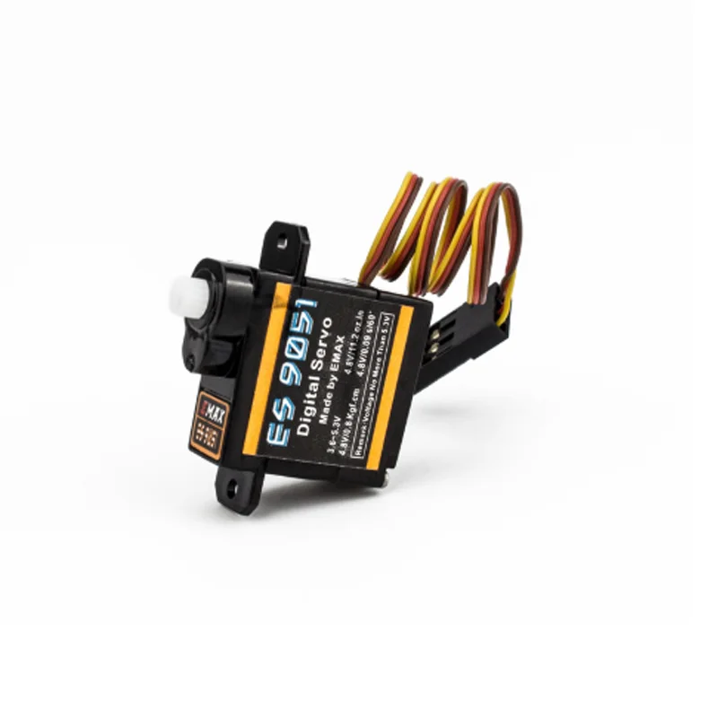 EMAX ES9051 4 3 г цифровой сервопривод Pastic Gear 0 8 кг Крутящий момент для 3D F3P самолетов