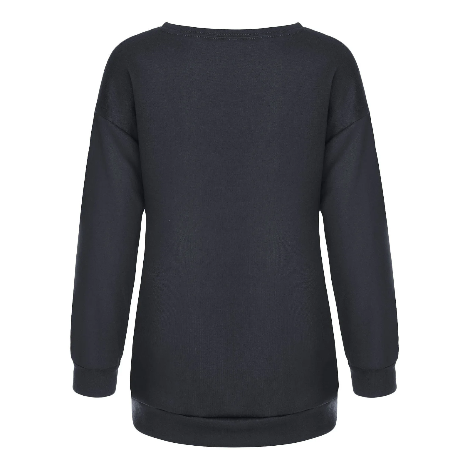 Vintage Car Print Women Sweartshirts Long Sleeve Crew Drop Shoulder Swearshirts Streetwear Vintage Tops Las Mujeres Sweetshirts