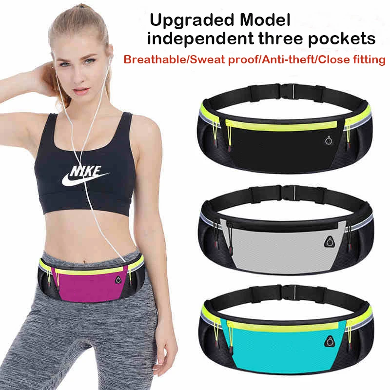 CWILKES Waist Belt Bag Running Sport Portable Gym Hold Water Cycling Phone bag Waterproof Women running belt | Спорт и развлечения