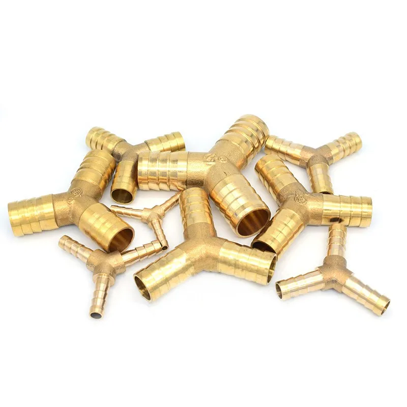 Латунный фитинг для труб с зазубринами 2 3 4 ходовой соединитель мм 5 6 8 10 12 16 19